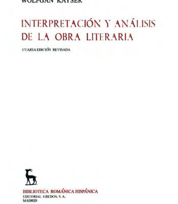 خرید و دانلود نسخه کامل کتاب Interpretación y análisis de la obra literaria