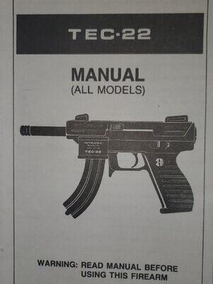 خرید و دانلود نسخه کامل کتاب Intratech TEC-22 User Manual (All Models)