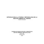 خرید و دانلود نسخه کامل کتاب Introducción a la teoría y metodología de la gestión ambiental urbana