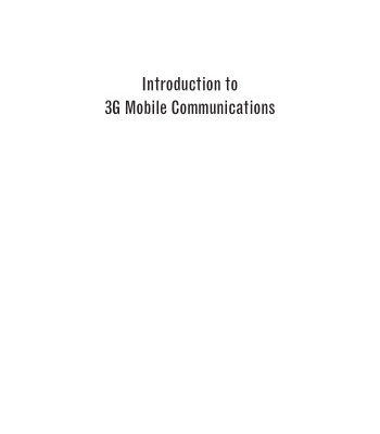 خرید و دانلود نسخه کامل کتاب Introduction to 3G Mobile Communications