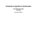 خرید و دانلود نسخه کامل کتاب Introduction to algorithms in bioinformatics