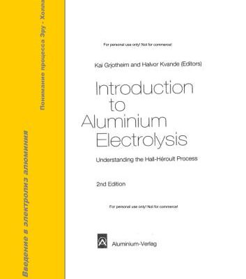 خرید و دانلود نسخه کامل کتاب Introduction to Aluminium Electrolysis