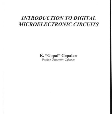 خرید و دانلود نسخه کامل کتاب Introduction to Digital Microelectronic Circuits