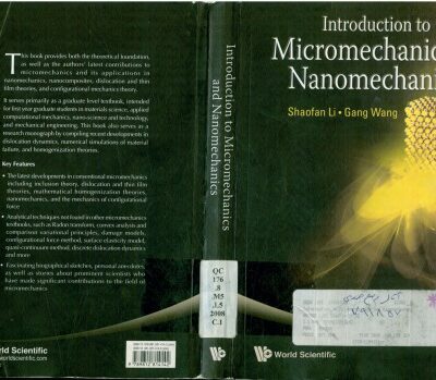 خرید و دانلود نسخه کامل کتاب Introduction to micromechanics and nanomechanics