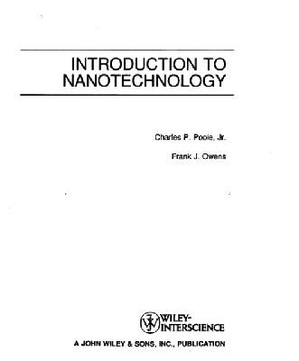خرید و دانلود نسخه کامل کتاب Introduction to Nanotechnology