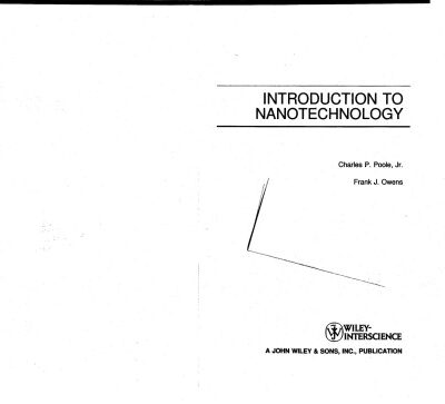 خرید و دانلود نسخه کامل کتاب Introduction To Nanotechnology