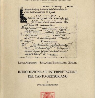 خرید و دانلود نسخه کامل کتاب Introduzione all’interpretazione del Canto Gregoriano