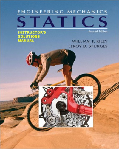 خرید و دانلود نسخه کامل کتاب Intructor’s Solutions Manual for Engineering Mechanics: Statics