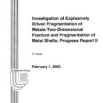 خرید و دانلود نسخه کامل کتاب Investigation of explosively driven fragmentation of metals-two-dimensional fracture and fragmentation of metal shells