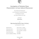 خرید و دانلود نسخه کامل کتاب Investigation of Turbulent Flame Characteristics via Laser Induced Fluorescence