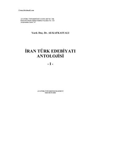 خرید و دانلود نسخه کامل کتاب İran Türk Edebiyatı Antolojisi, I_68ec047472262.jpeg خرید و دانلود نسخه کامل کتاب İran Türk Edebiyatı Antolojisi, I