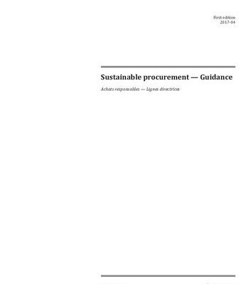 خرید و دانلود نسخه کامل کتاب [ISO 20400:2017] Sustainable procurement — Guidance