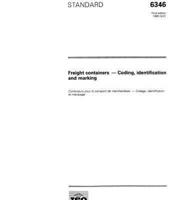 خرید و دانلود نسخه کامل کتاب ISO 6346:1995 Freight containers – Coding, identification and marking