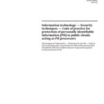خرید و دانلود نسخه کامل کتاب ISO/IEC 27018:2019: Information technology — Security techniques — Code of practice for protection of personally identifiable information (PII) in public clouds acting as PII processors