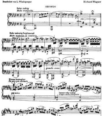 خرید و دانلود نسخه کامل کتاب Isoldes Liebestod for piano 4 hands