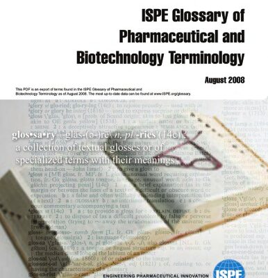 خرید و دانلود نسخه کامل کتاب ISPE Glossary of Pharmaceutical and Biotechnology Terminology
