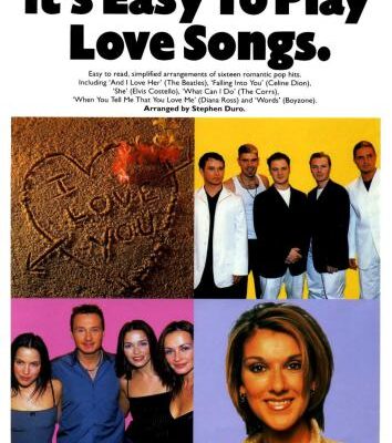 خرید و دانلود نسخه کامل کتاب It’s Easy To Play Love Songs