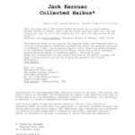خرید و دانلود نسخه کامل کتاب Jack Kerouac, Haiku, Haikus