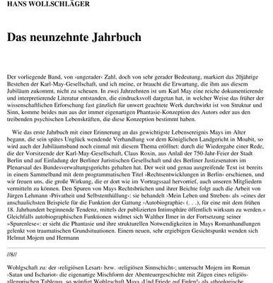 خرید و دانلود نسخه کامل کتاب Jahrbuch der Karl-May-Gesellschaft 1989