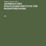 خرید و دانلود نسخه کامل کتاب Jahrbuch des Staatlichen Instituts Für Musikforschung, 1968