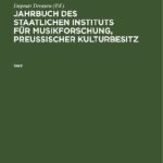 خرید و دانلود نسخه کامل کتاب Jahrbuch des Staatlichen Instituts Für Musikforschung, 1969