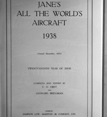 خرید و دانلود نسخه کامل کتاب Jane’s All the World’s Aircraft 1938