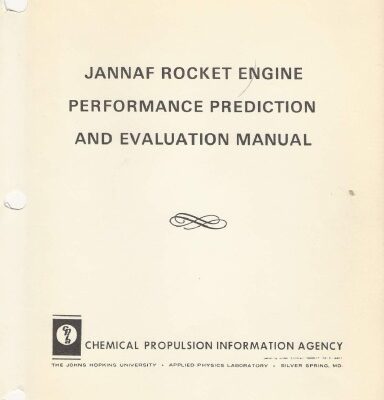 خرید و دانلود نسخه کامل کتاب JANNAF Rocket Engine Performance Prediction and Evaluation Manual