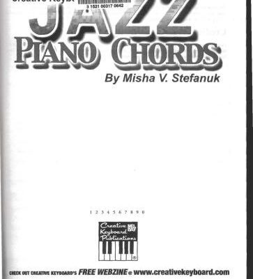 خرید و دانلود نسخه کامل کتاب Jazz Piano Chords. Джазовые аккорды