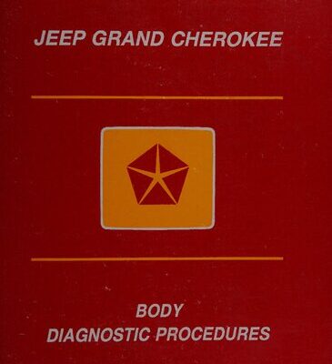 خرید و دانلود نسخه کامل کتاب Jeep Grand Cherokee Body Diagnostic Procedures 1996-1997
