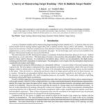 خرید و دانلود نسخه کامل کتاب Jilkov Survey of maneuvering target tracking: part II – Ballistic target models