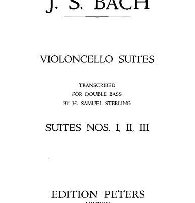 خرید و دانلود نسخه کامل کتاب Johan Sebastian Bach. Violoncello Suites 1-3.