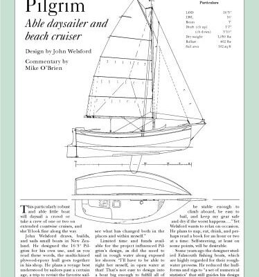 خرید و دانلود نسخه کامل کتاب John Welsford Pilgrim Long Distance Sailboat Boat Yacht Plan Plans
