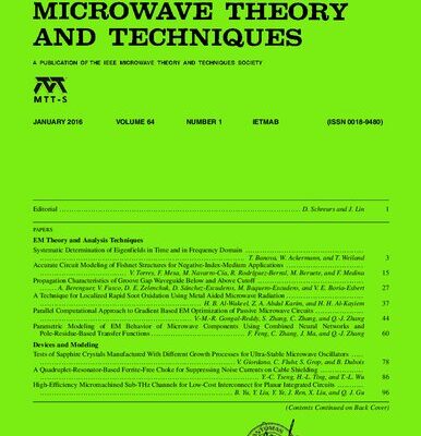خرید و دانلود نسخه کامل کتاب [Journal] IEEE Transactions on Microwave Theory and Techniques. Vol. 64. No 1