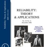 خرید و دانلود نسخه کامل کتاب Journal Reliability: theory and applications No. 4 (Vol. 1)