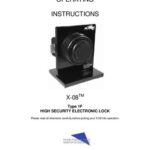 خرید و دانلود نسخه کامل کتاب Kaba Mas X-08 Type 1F High Security Electronic Lock Operating Instructions