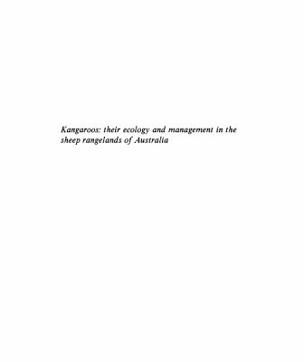 خرید و دانلود نسخه کامل کتاب Kangaroos: Their Ecology and Management in the Sheep Rangelands of Australia