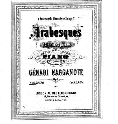 خرید و دانلود نسخه کامل کتاب Karganoff Genari Arabesques