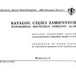 خرید و دانلود نسخه کامل کتاب Katalog Części Zamiennych Wyposażenia rolniczego Samolotu An-2R