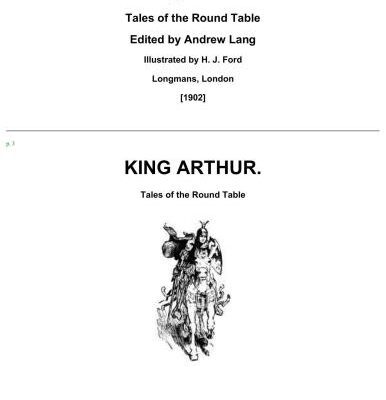 خرید و دانلود نسخه کامل کتاب King Arthur. Tales of the Round Table