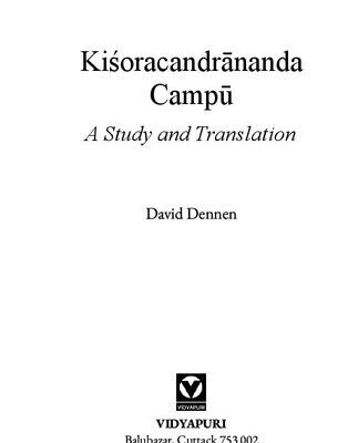 خرید و دانلود نسخه کامل کتاب Kiśoracandrānanda Campū: A Study and Translation