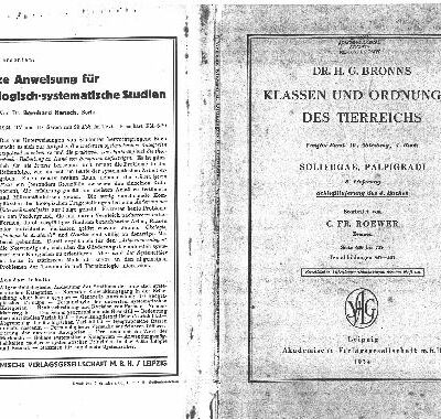خرید و دانلود نسخه کامل کتاب Klassen und Ordnungen des tier-reichs