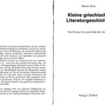 خرید و دانلود نسخه کامل کتاب Kleine griechische Literaturgeschichte: Von Homer bis zum Ende der Antike