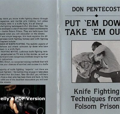 خرید و دانلود نسخه کامل کتاب Knife Fighting Techniques From Folsom Prison
