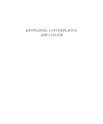 خرید و دانلود نسخه کامل کتاب Knowledge, Contemplation, and Lullism: Contributions to the Lullian Session at the SIEPM Congress – Freising, August 20-25, 2012