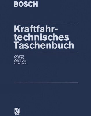 خرید و دانلود نسخه کامل کتاب Kraftfahrtechnisches Taschenbuch