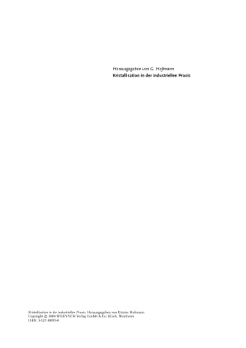 خرید و دانلود نسخه کامل کتاب Kristallisation in der industriellen Praxis_68f3b84b8d9d3.jpeg خرید و دانلود نسخه کامل کتاب Kristallisation in der industriellen Praxis