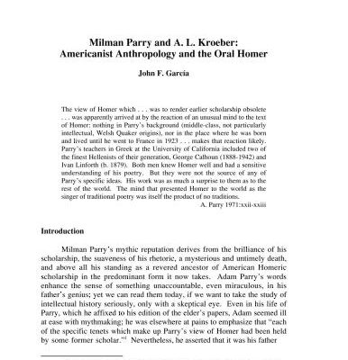 خرید و دانلود نسخه کامل کتاب Kroeber: Americanist Anthropology and the Oral Homer