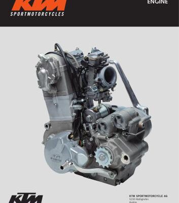 خرید و دانلود نسخه کامل کتاب KTM 250-525 SX-MXC-EXC 2003 Repair Manual (English)