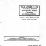 خرید و دانلود نسخه کامل کتاب Kulicke and Soffa 1419 Illustrated Parts Catalog