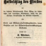 خرید و دانلود نسخه کامل کتاب Kurz- und leicht faßlicher Unterricht über den Hufbeschlag des Pferdes